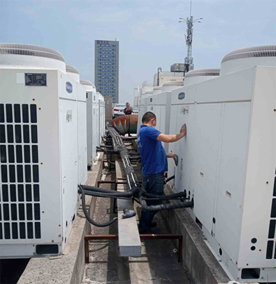 会宁中央空调制热和不制冷系统维修方法